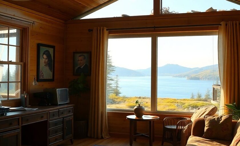 Verschiedene Schäden im Ferienhaus, wie Fenster und Wasserleck.